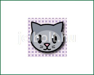 Cica (macska) matrica + címke csomag 1. típus