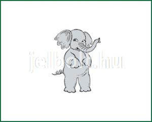 Elefánt matrica + címke csomag 1. típus