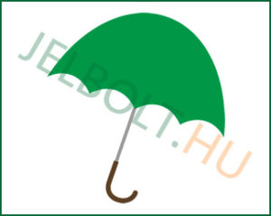 Esernyő matrica + címke csomag 8. típus