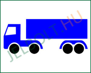 Kamion (teherautó) matrica + címke csomag 7. típus
