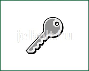 Kulcs matrica + címke csomag 4. típus
