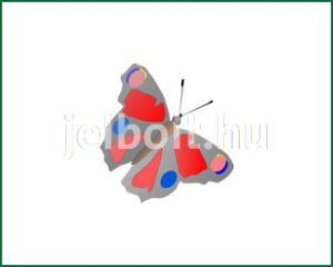 Pillangó (lepke) matrica + címke csomag 1. típus
