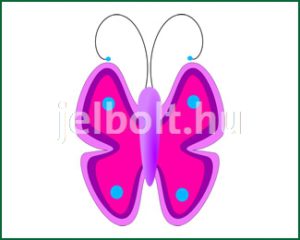 Pillangó (lepke) matrica + címke csomag 4. típus
