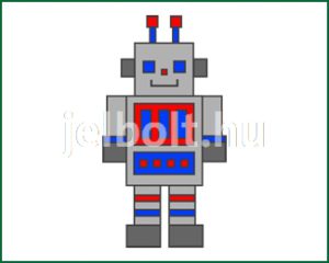 Robot matrica + címke csomag 1. típus