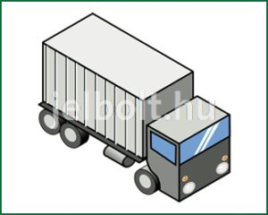Teherautó (kamion) matrica + címke csomag 2. típus