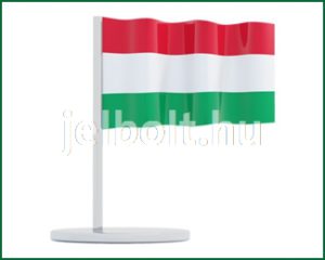 Zászló (magyar) matrica + címke csomag 4. típus